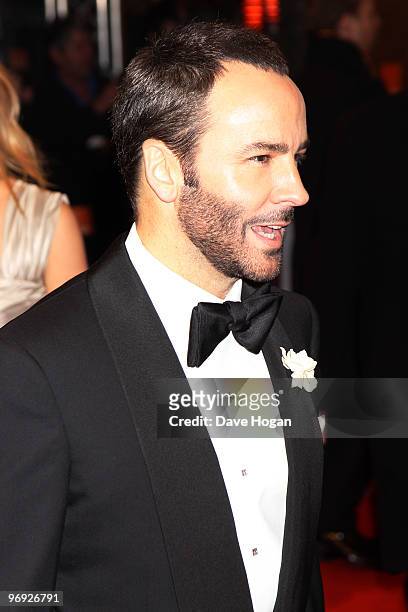 Tom Ford arrives at the Orange British Academy Film Awards held at The Royal Opera House on February 21, 2010 in London, England.