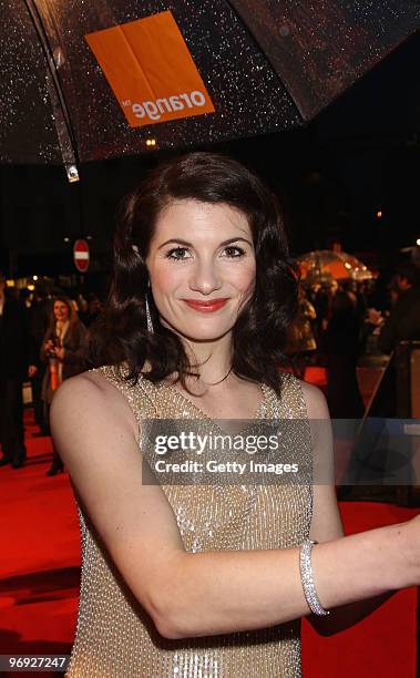 Actress Jodie Whittaker attends the Orange British Academy Film Awards 2010 at the Royal Opera House on February 21, 2010 in London, England.