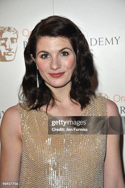 Actress Jodie Whittaker attends the Orange British Academy Film Awards 2010 at the Royal Opera House on February 21, 2010 in London, England.