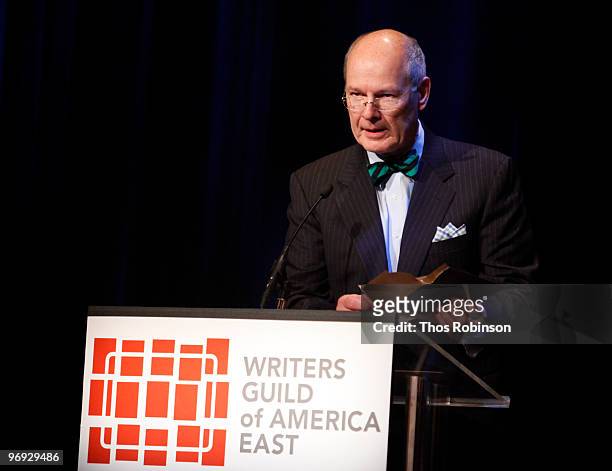 Harry Smith attends the 62 Annual Writers Guild Awards - Show at the Millennium Broadway Hotel on February 20, 2010 in New York City.
