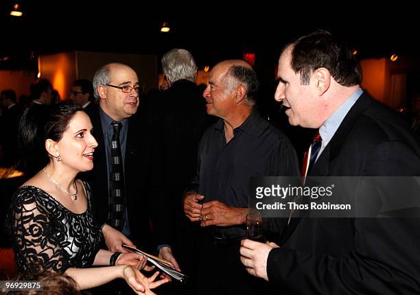 Actress Stephanie D' Abruzzo, Craig Shemin, writer Gary David Goldberg, and actor Richard Kind attend the 62 Annual Writers Guild Awards - Arrivals &...