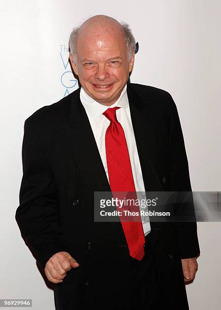 Actor Wallace Shawn attends the 62 Annual Writers Guild Awards - Arrivals & Cocktail Party at the Millennium Broadway Hotel on February 20, 2010 in...