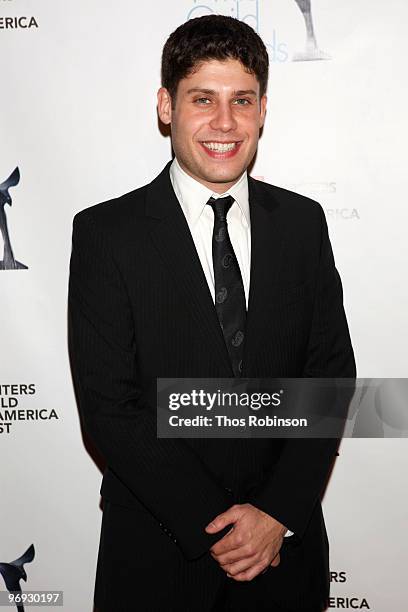 Writer Michael Weber attends the 62 Annual Writers Guild Awards - Arrivals & Cocktail Party at the Millennium Broadway Hotel on February 20, 2010 in...