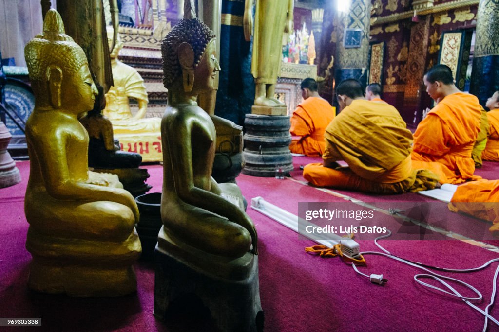Buddhist ceremony in Luang Prabang