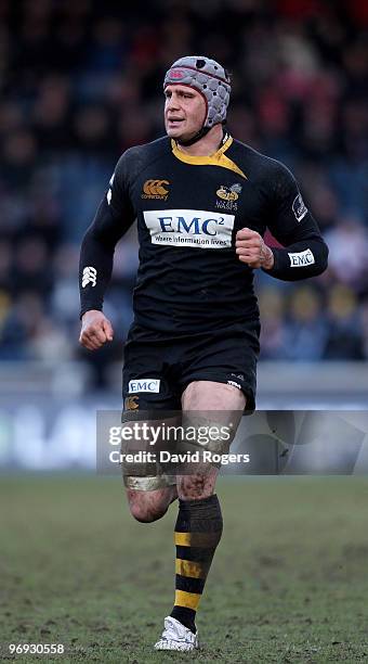 Dan Ward-Smith of Wasps looks on during the Guinness Premiership match between London Wasps and Saracens at Adams Park on February 21, 2010 in High...