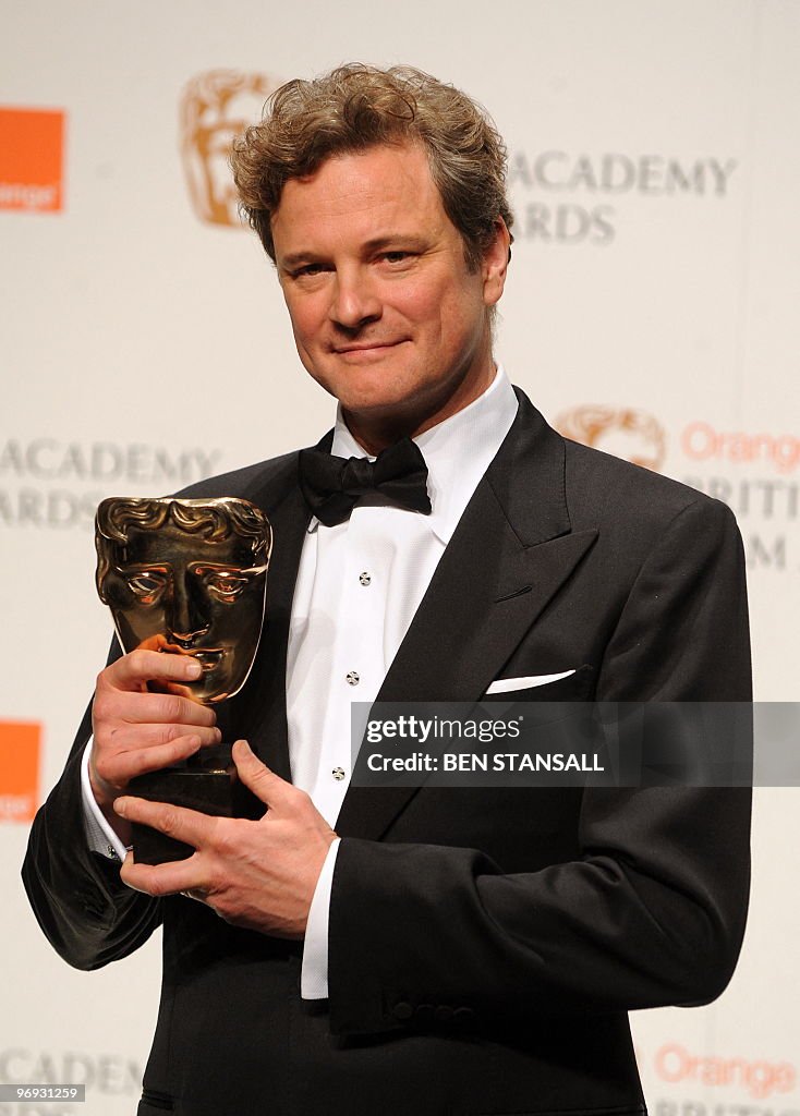 British Actor Colin Firth Poses For Photographers With His British british-actor-colin-firth-poses-for-photographers-with-his-british