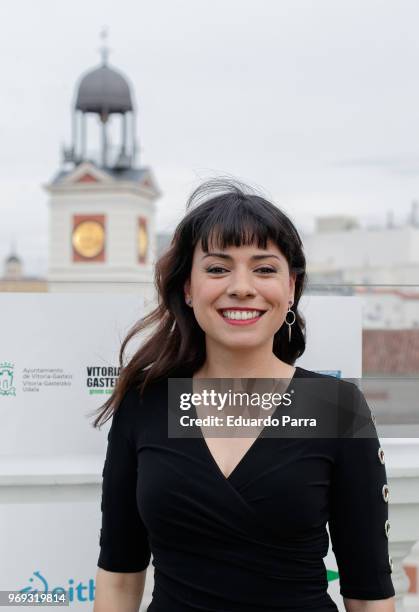 Ana Arias attends the 'FesTVal' presentation at PuertaSol by Chicote on June 7, 2018 in Madrid, Spain.