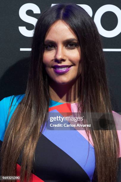 Cristina Pedroche attends Pepsi Max summer campaign presentation at Studio Pradillo on June 7, 2018 in Madrid, Spain.