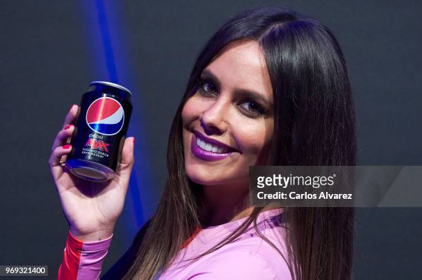 Cristina Pedroche attends Pepsi Max summer campaign presentation at Studio Pradillo on June 7, 2018 in Madrid, Spain.