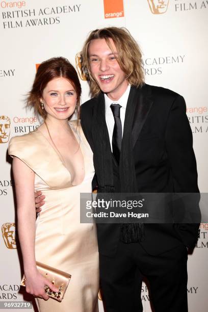 Bonnie Wright arrives at the Orange British Academy Film Awards held at The Royal Opera House on February 21, 2010 in London, England.
