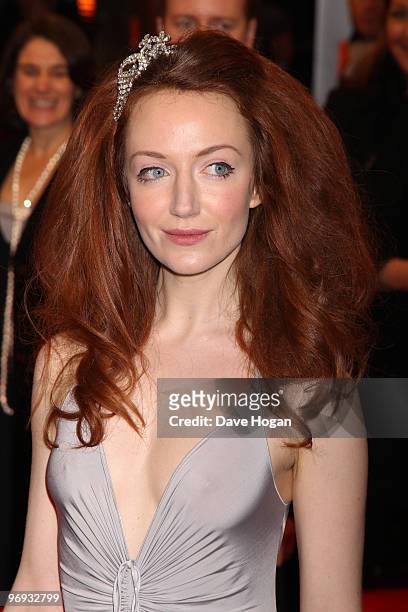 Olivia Grant arrives at the Orange British Academy Film Awards held at The Royal Opera House on February 21, 2010 in London, England.
