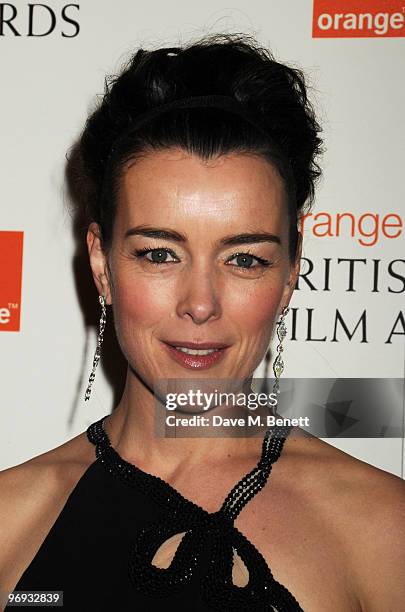 Olivia Williams arrives at the Orange British Academy Film Awards 2010, at The Royal Opera House on February 21, 2010 in London, England.