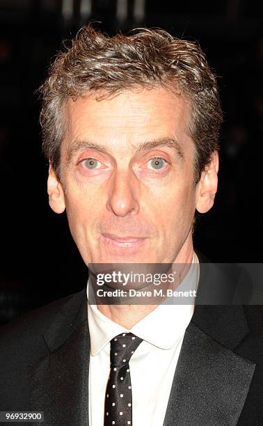 Peter Capaldi arrives at the Orange British Academy Film Awards 2010, at The Royal Opera House on February 21, 2010 in London, England.