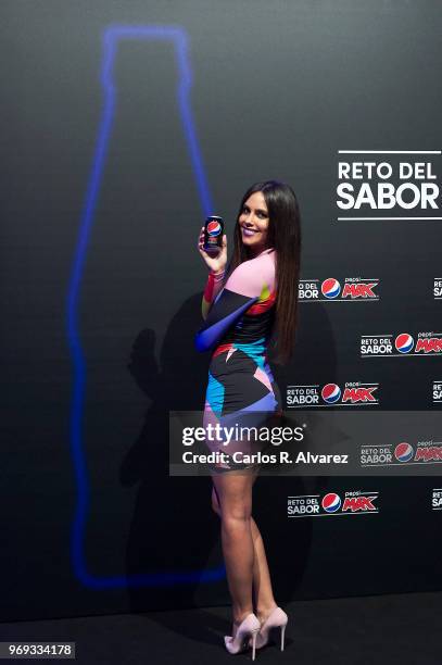 Cristina Pedroche attends Pepsi Max summer campaign presentation at Studio Pradillo on June 7, 2018 in Madrid, Spain.