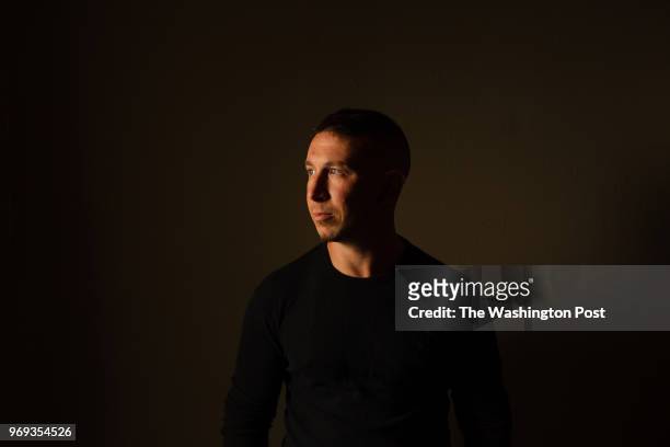 April 26: Chris Buckley poses for a portrait in his home in LaFayette, Ga., on Thursday, April 26, 2018. Chris Buckley, a former member of the KKK...