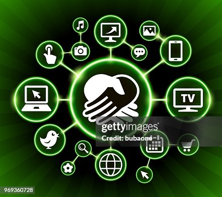 握手互聯網通信技術深色按鈕背景 握手互聯網通信技術深色按鈕背景