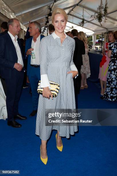 Judith Rakers attends the summer party 2018 of the German Producers Alliance on June 7, 2018 in Berlin, Germany.