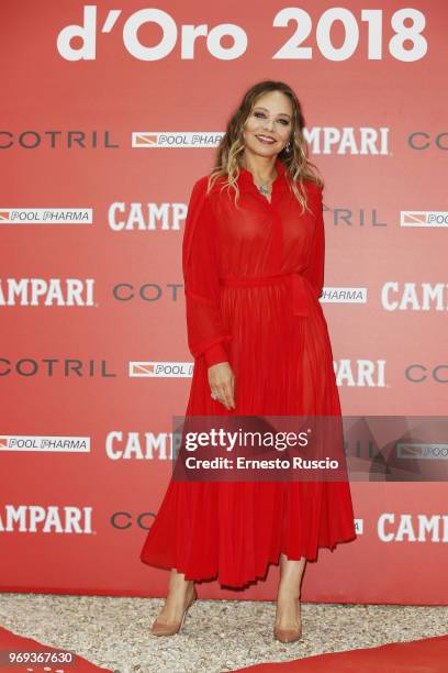 Ornella Muti arrives at the Ciak D'Oro Awards Ceremony at Link Campus University on June 7, 2018 in Rome, Italy.