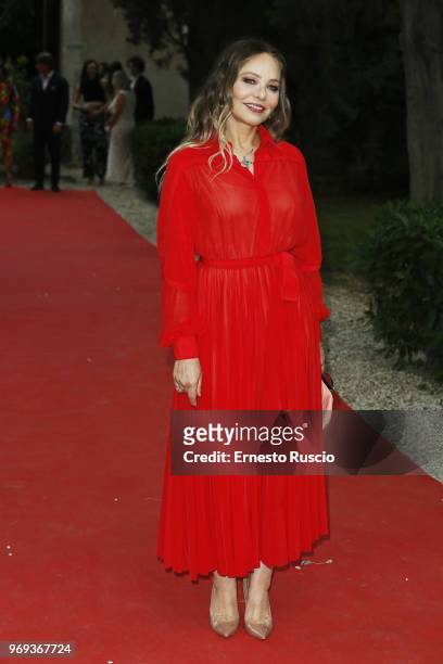 Ornella Muti arrives at the Ciak D'Oro Awards Ceremony at Link Campus University on June 7, 2018 in Rome, Italy.