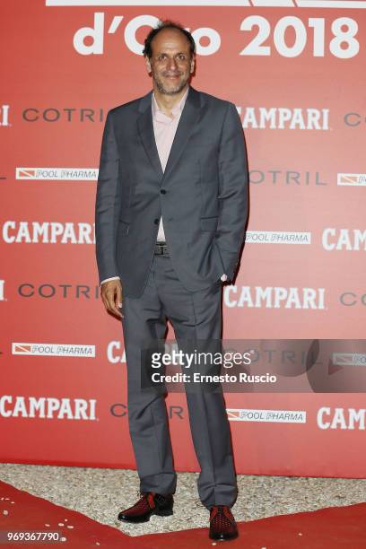 Director Luca Guadagnino arrives at the Ciak D'Oro Awards Ceremony at Link Campus University on June 7, 2018 in Rome, Italy.
