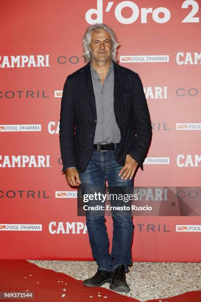 Domenico Procacci arrives at the Ciak D'Oro Awards Ceremony at Link Campus University on June 7, 2018 in Rome, Italy.