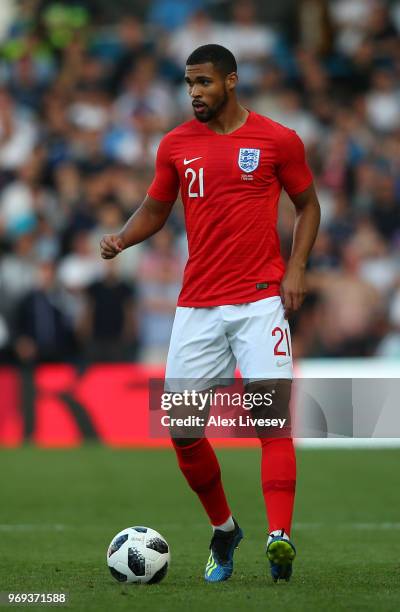 Ruben Loftus-Cheek of England during the International friendly match between England and Costa Rica at Elland Road on June 7, 2018 in Leeds, England.