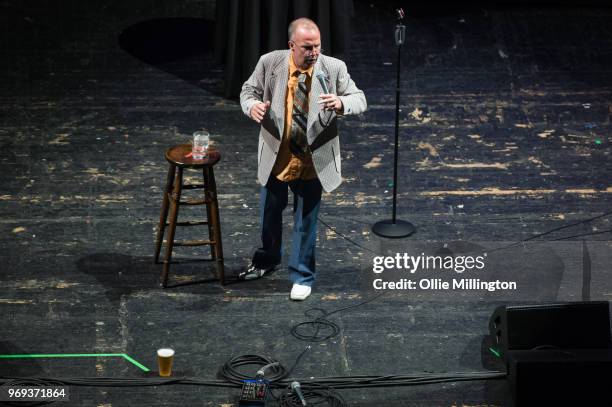 Doug Stanhope performs onstage during his June 2018 UK Tour at Brixton Academy on June 7, 2018 in London, England.