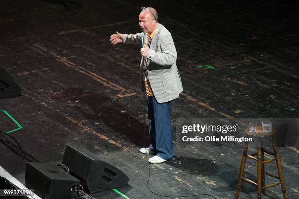 Doug Stanhope performs onstage during his June 2018 UK Tour at Brixton Academy on June 7, 2018 in London, England.