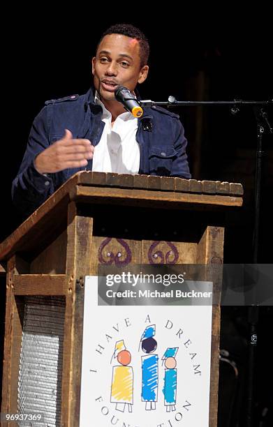 Actor Hill Harper attends the "I Have A Dream Los Angeles" Gospel Brunch at House of Blues Sunset Strip on February 21, 2010 in West Hollywood,...