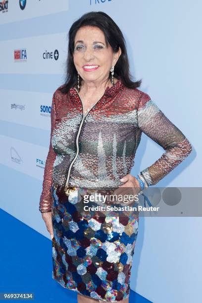 Attends the summer party 2018 of the German Producers Alliance on June 7, 2018 in Berlin, Germany.