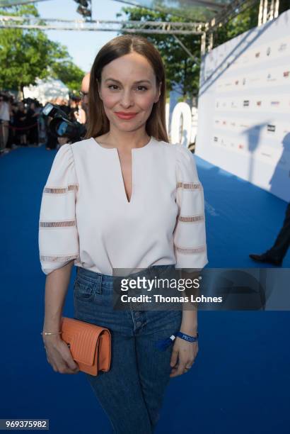 Mina Tander attends the summer party 2018 of the German Producers Alliance on June 7, 2018 in Berlin, Germany.