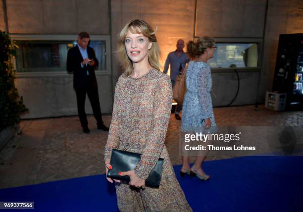 Heike Makatsch attends the summer party 2018 of the German Producers Alliance on June 7, 2018 in Berlin, Germany.