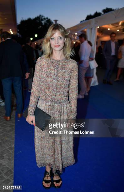 Heike Makatsch attends the summer party 2018 of the German Producers Alliance on June 7, 2018 in Berlin, Germany.