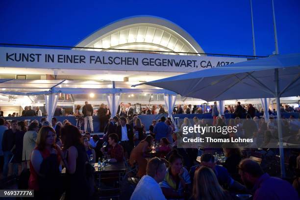 General view of the summer party 2018 of the German Producers Alliance on June 7, 2018 in Berlin, Germany.