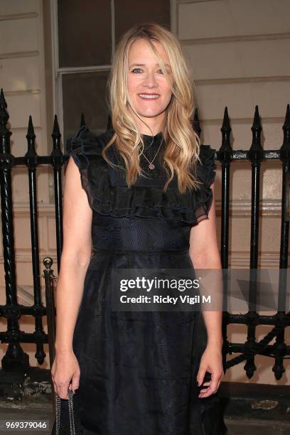 Edith Bowman seen attending Mot Summer House - launch party on June 7, 2018 in London, England.