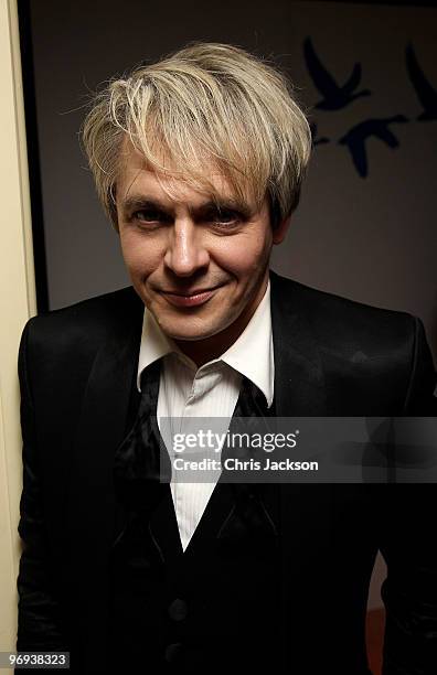 Nick Rhodes attends the BAFTA Soho House Grey Goose after party at the Grosvenor House Hotel on February 21, 2010 in London, England.