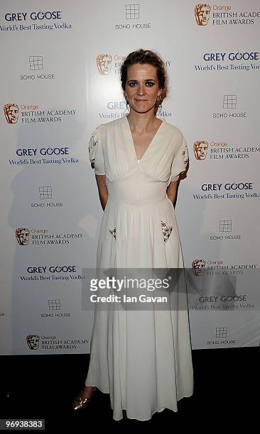 Edith Bowman attends the BAFTA Soho House Grey Goose after party at the Grosvenor House Hotel on February 21, 2010 in London, England.
