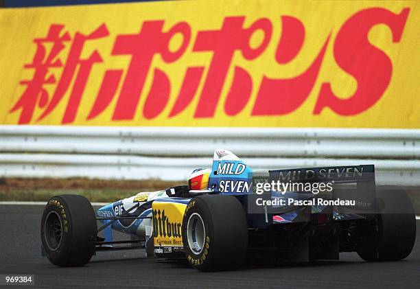 Benetton driver Michael Schumacher of Germany in action during the Japanese Formula One Grand Prix held in Suzuka, Japan. \ Mandatory Credit: Pascal...