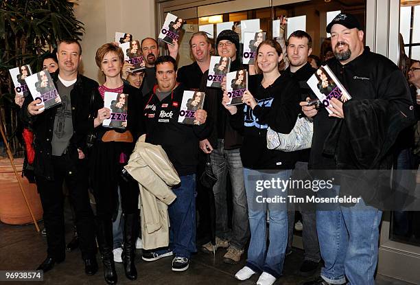Fans attend the Ozzy Osbourne book signing at the Book Passage on February 21, 2010 in San Francisco, California.