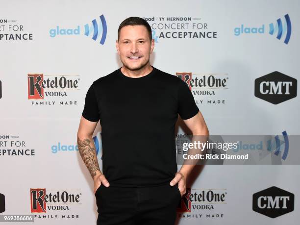 Ty Herndon attends the GLAAD + TY HERNDON's 2018 Concert for Love & Acceptance at Wildhorse Saloon on June 7, 2018 in Nashville, Tennessee.