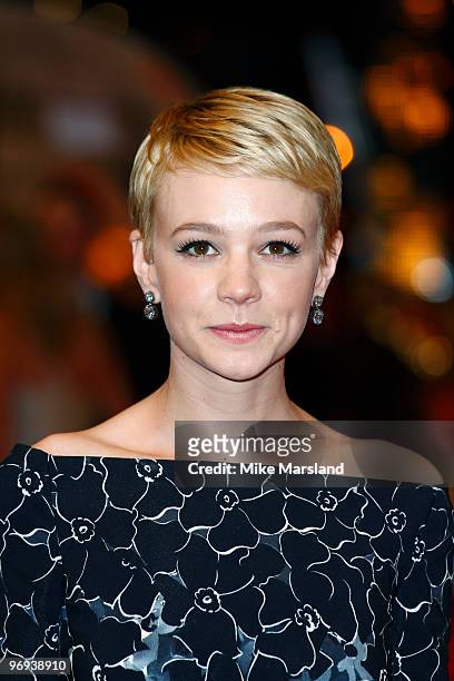 Carey Mulligan attends The Orange British Academy Film Awards 2010 at The Royal Opera House on February 21, 2010 in London, England.
