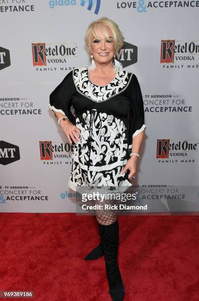 Tanya Tucker attends the GLAAD + TY HERNDON's 2018 Concert for Love & Acceptance at Wildhorse Saloon on June 7, 2018 in Nashville, Tennessee.