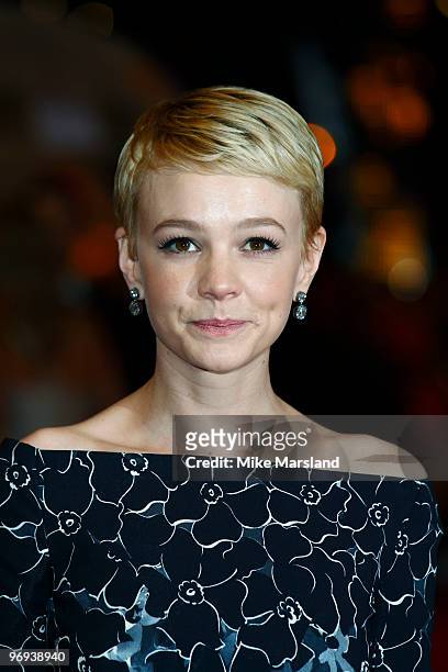 Carey Mulligan attends The Orange British Academy Film Awards 2010 at The Royal Opera House on February 21, 2010 in London, England.