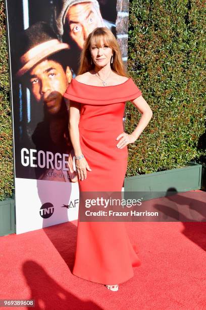 Jane Seymour attends the American Film Institute's 46th Life Achievement Award Gala Tribute to George Clooney at Dolby Theatre on June 7, 2018 in...