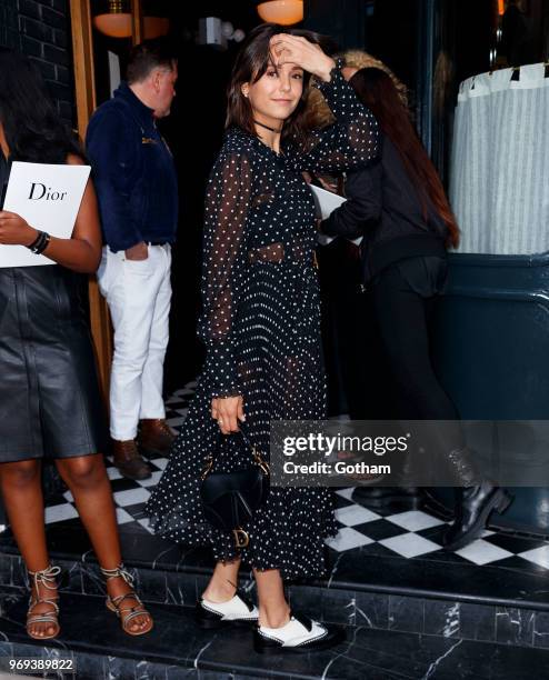 Nina Dobrev at Tribeca on June 7, 2018 in New York City.