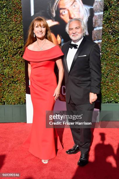 Jane Seymour and David Green attend the American Film Institute's 46th Life Achievement Award Gala Tribute to George Clooney at Dolby Theatre on June...