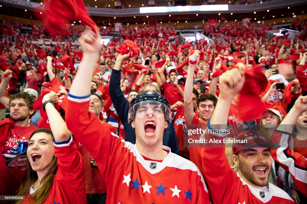Washington Capitals' Fans Gather In D.C. To Watch Game 5 Of Stanley Cup Finals
