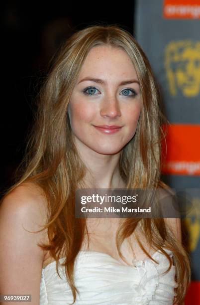 Saoirse Ronan attends The Orange British Academy Film Awards 2010 at The Royal Opera House on February 21, 2010 in London, England.