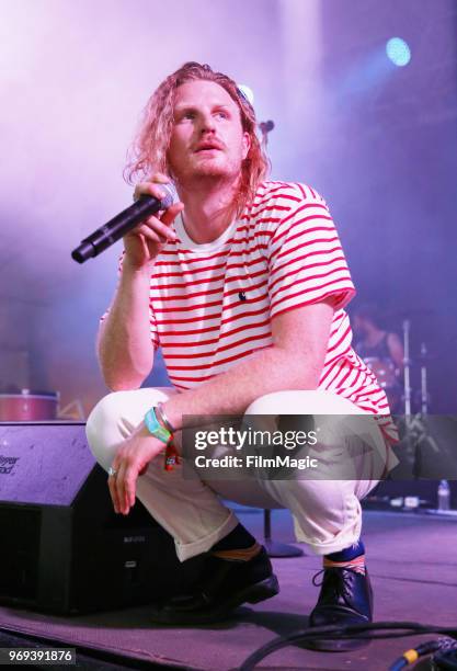 James Sunderland of Frenship performs onstage at This Tent during day 1 of the 2018 Bonnaroo Arts And Music Festival on June 7, 2018 in Manchester,...