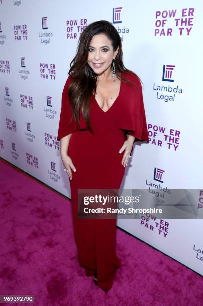 Television host Brooke Lewis attends the Lambda Legal 2018 West Coast Liberty Awards at the SLS Hotel on June 7, 2018 in Beverly Hills, California.